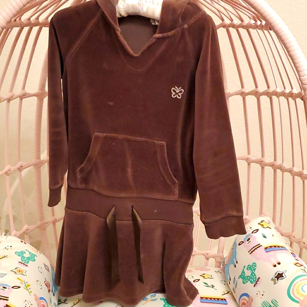 Girls casual hooded dress